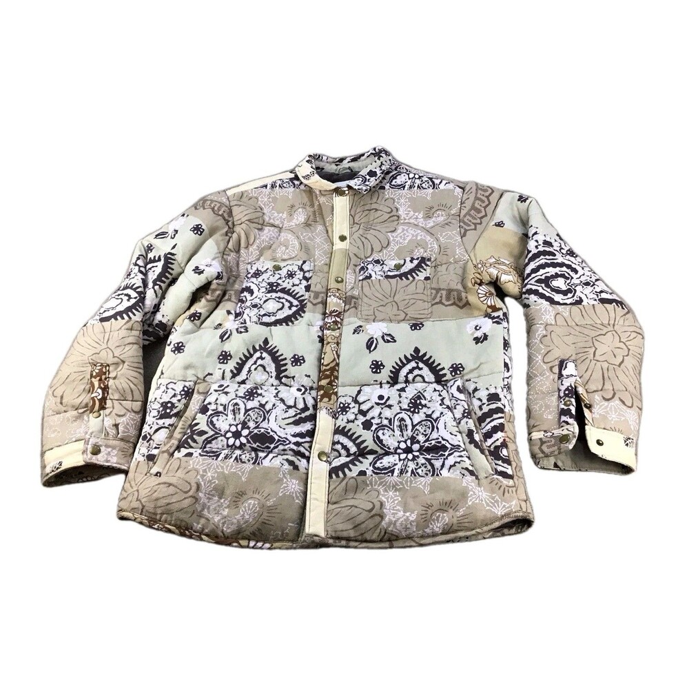 Urban Outfitters Multicolor Patterned Shirt Jacket